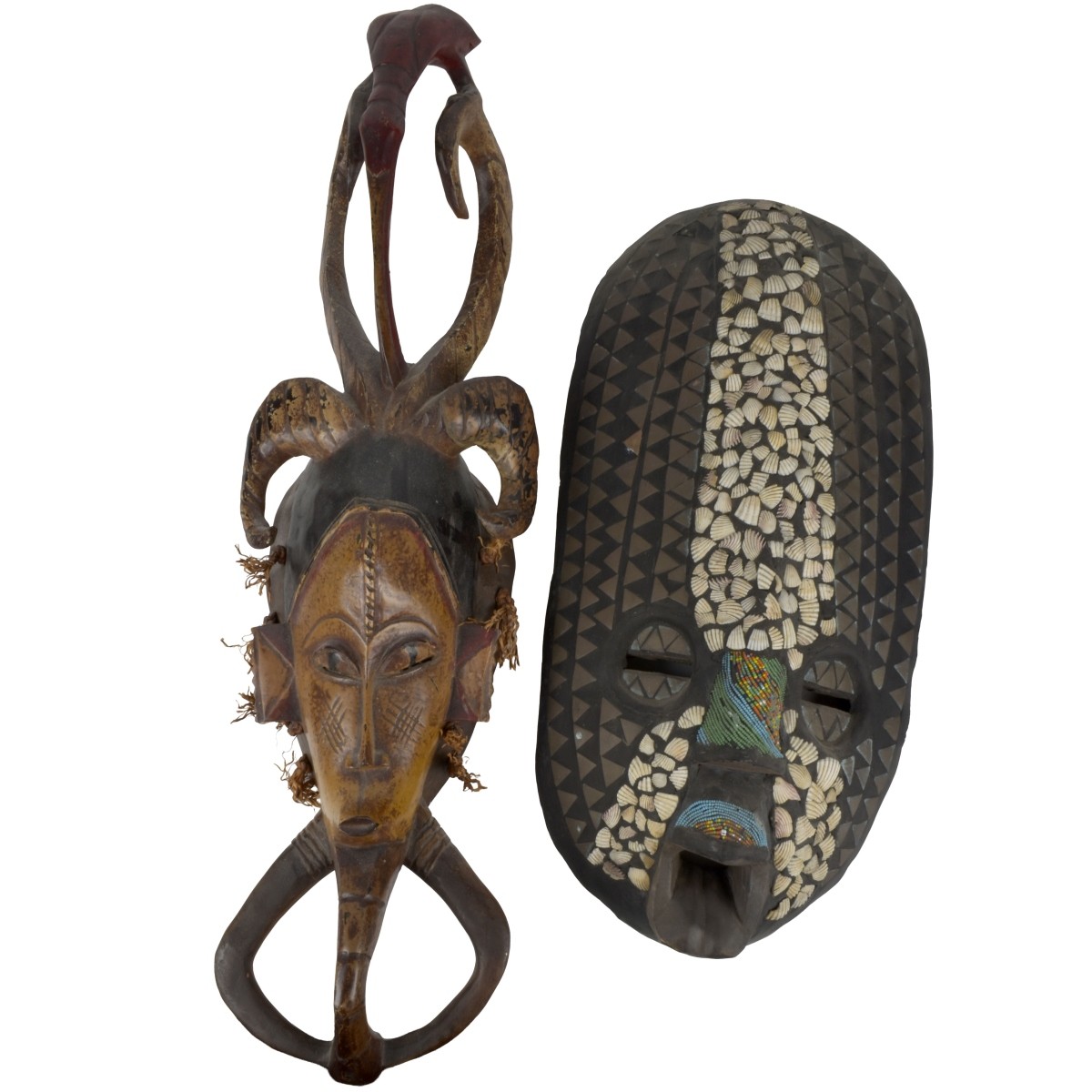 Hand Carved AfricanTribal Masks