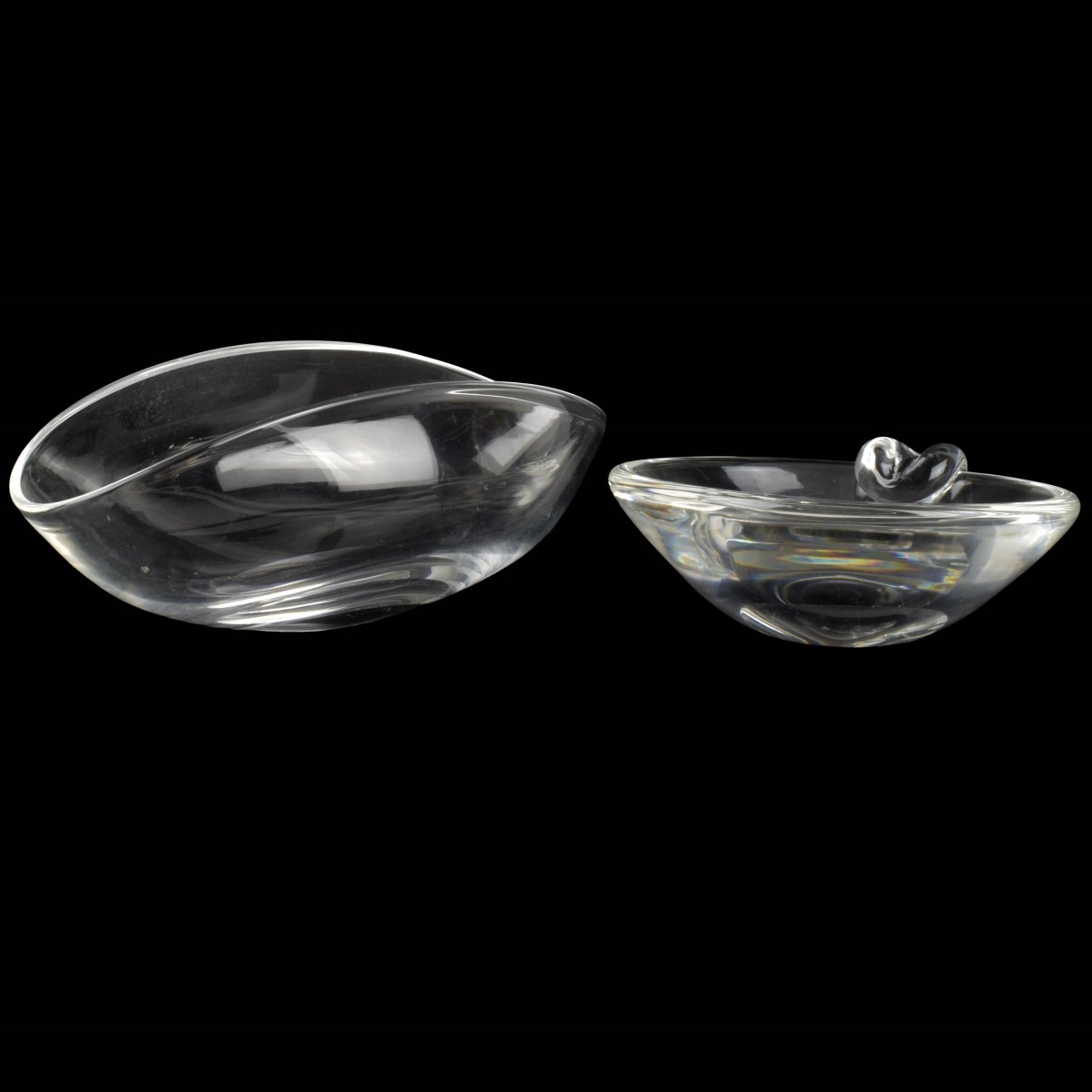 Steuben Crystal Tableware Pieces