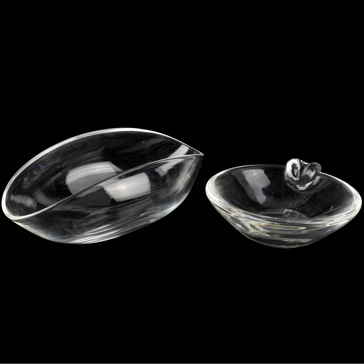 Steuben Crystal Tableware Pieces