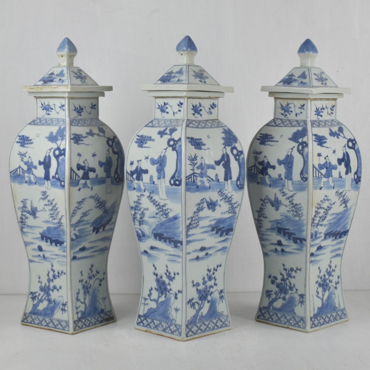 Antique Chinese Blue and White Vases