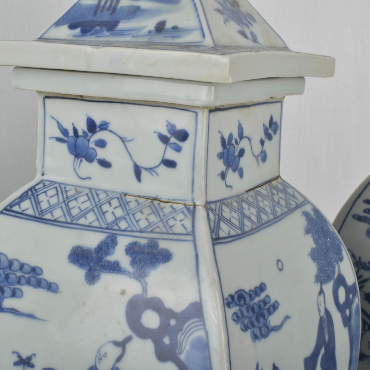 Antique Chinese Blue and White Vases
