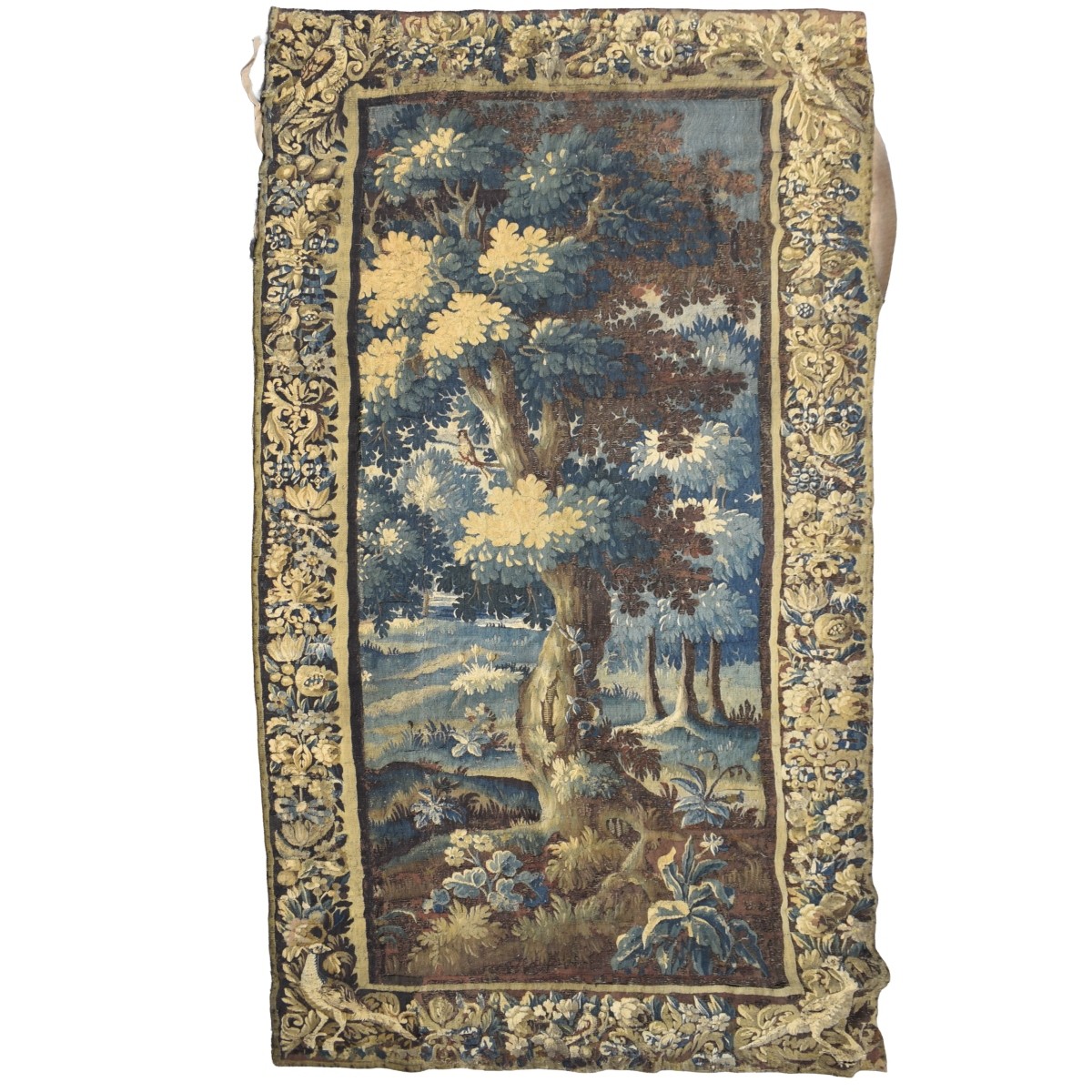 17th/18th C. Flemish Verdure Tapestry
