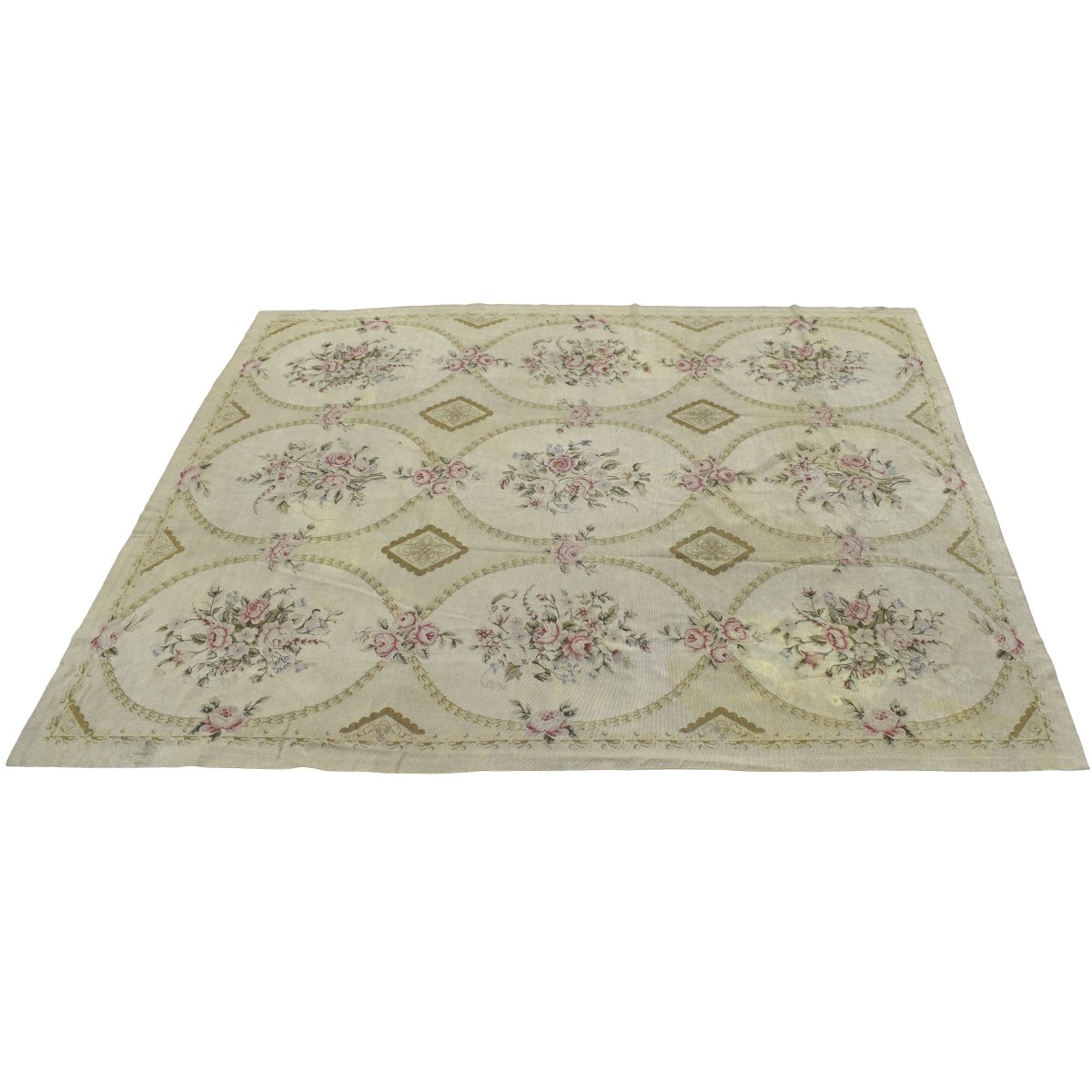 French Aubusson Woven Carpet