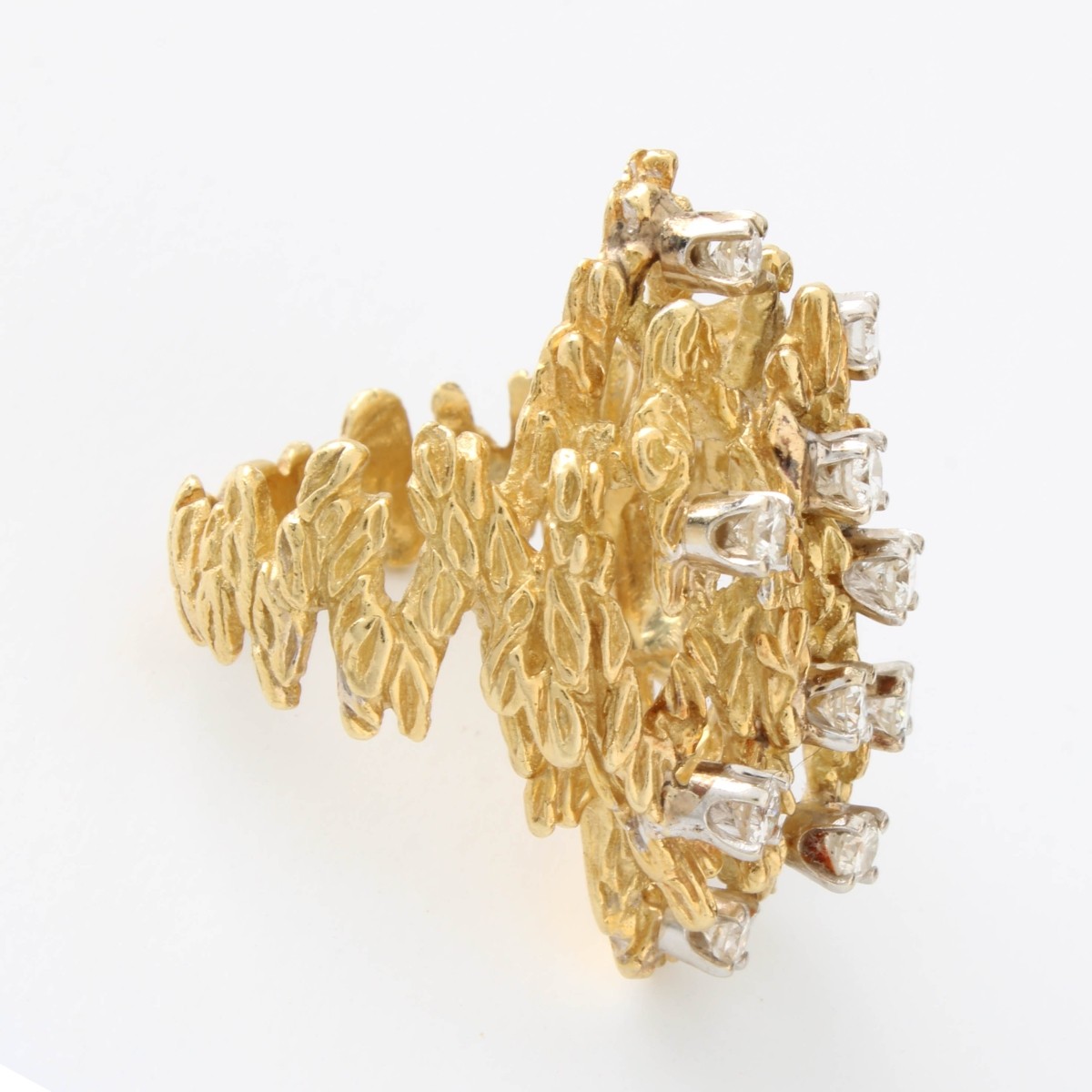 Diamond and 18K Ring