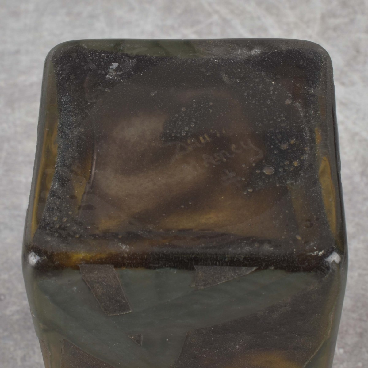 Daum Nancy Cameo Glass Vase