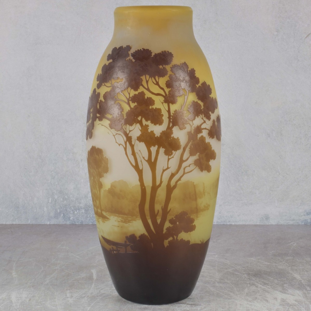 Galle French Cameo Glass Vase