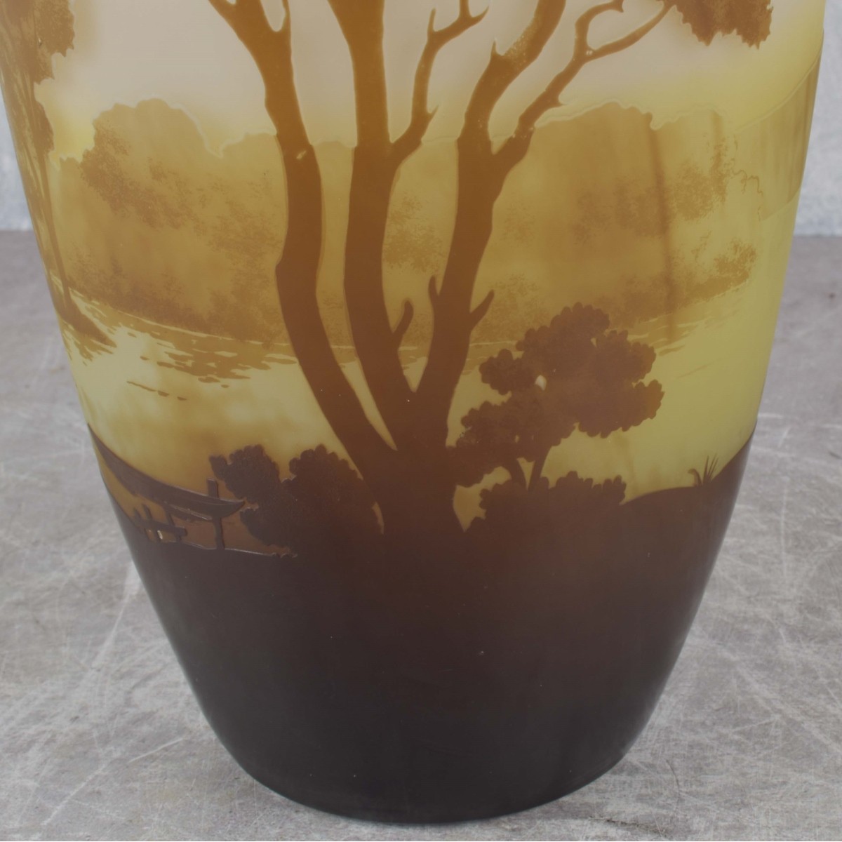 Galle French Cameo Glass Vase