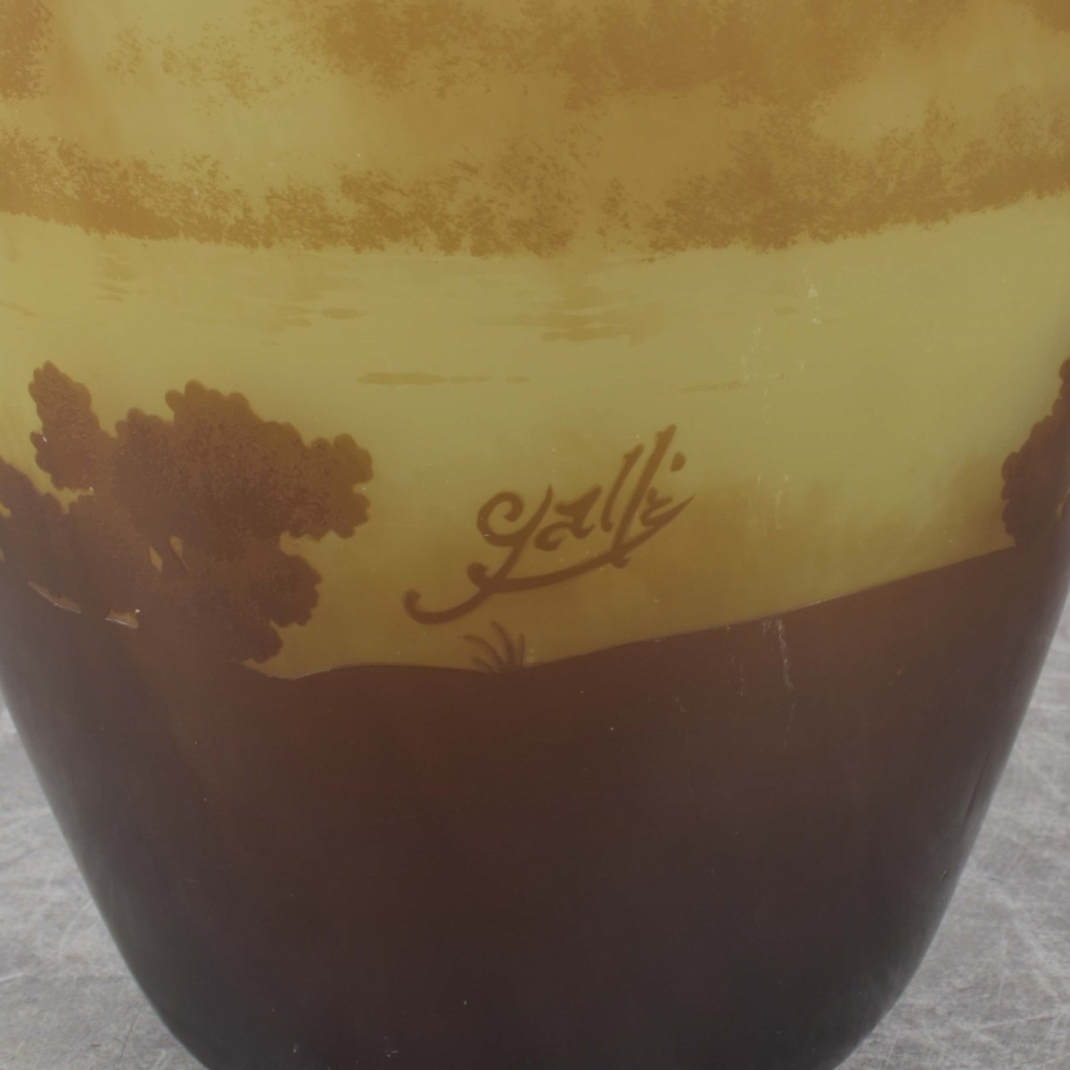 Galle French Cameo Glass Vase