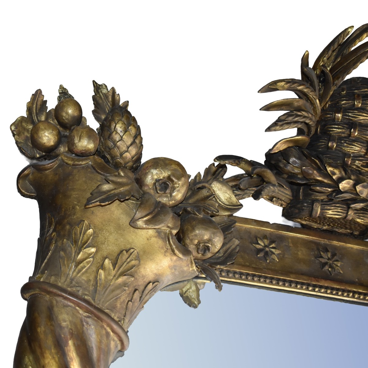 19th C. French Oval Mirror