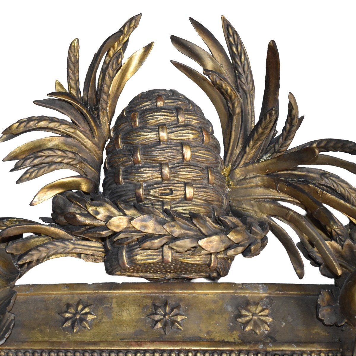 19th C. French Oval Mirror