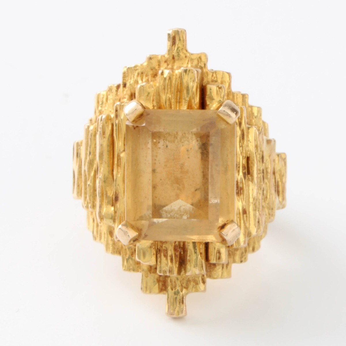 Citrine and 14K Ring