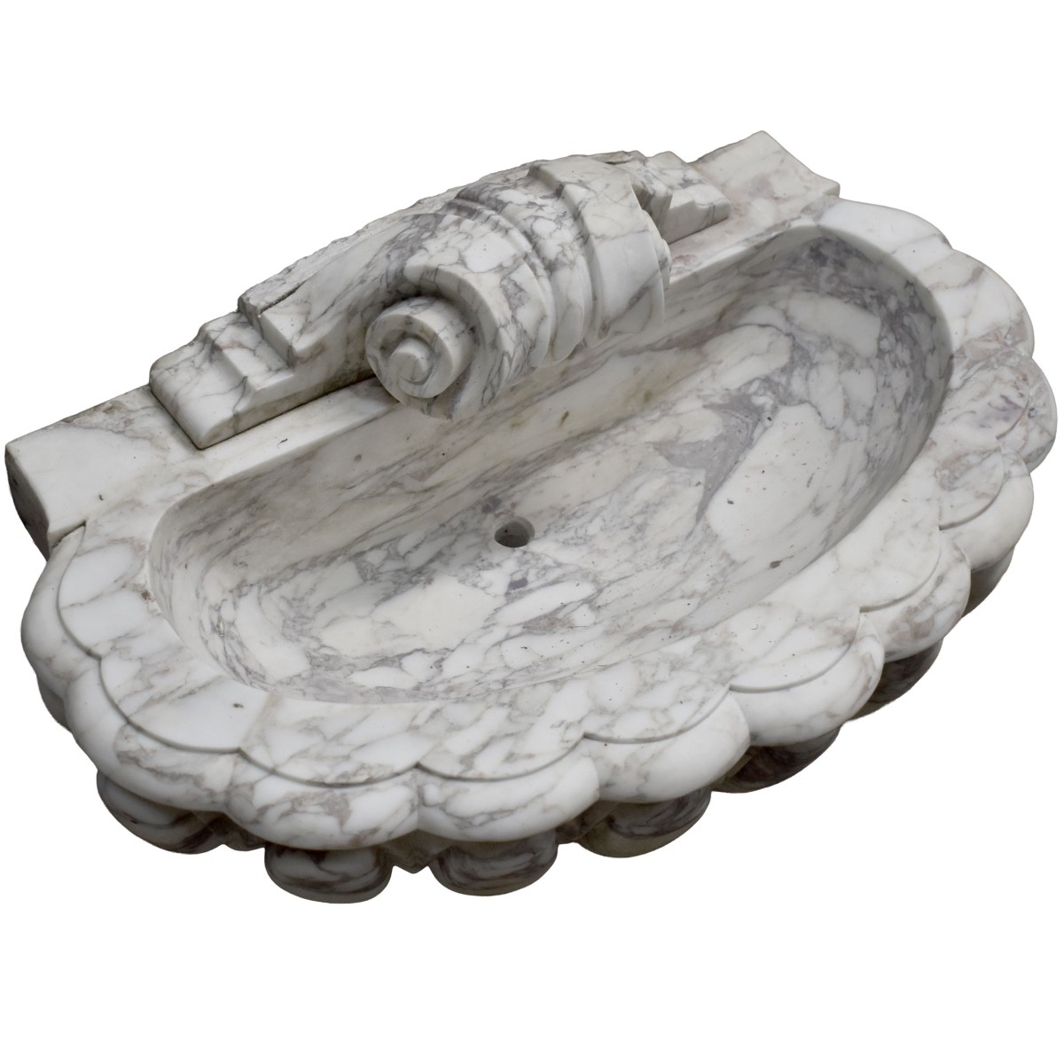 Italian Neo-classical Style Marble Fountain