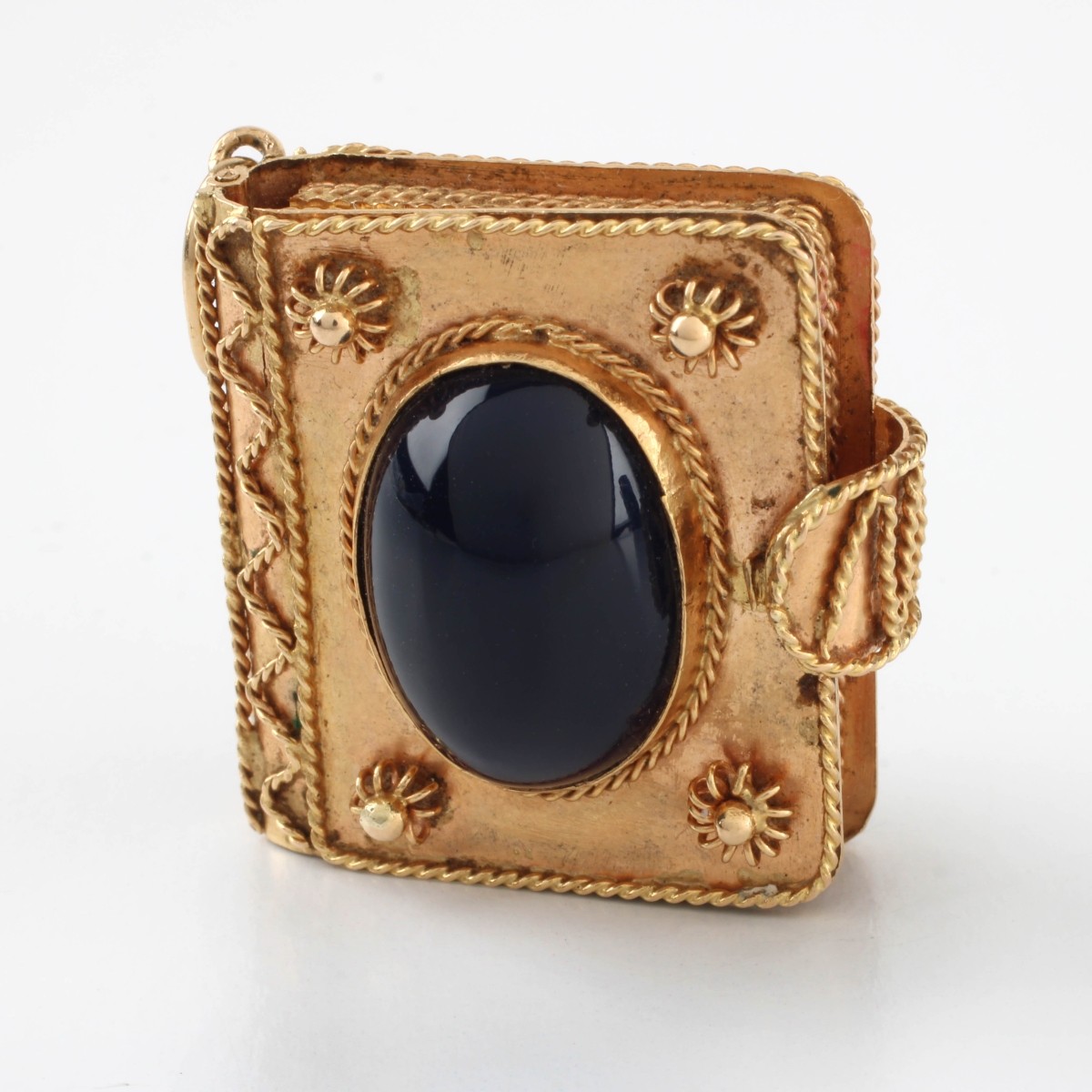 Amethyst and 18K Pendant / Locket