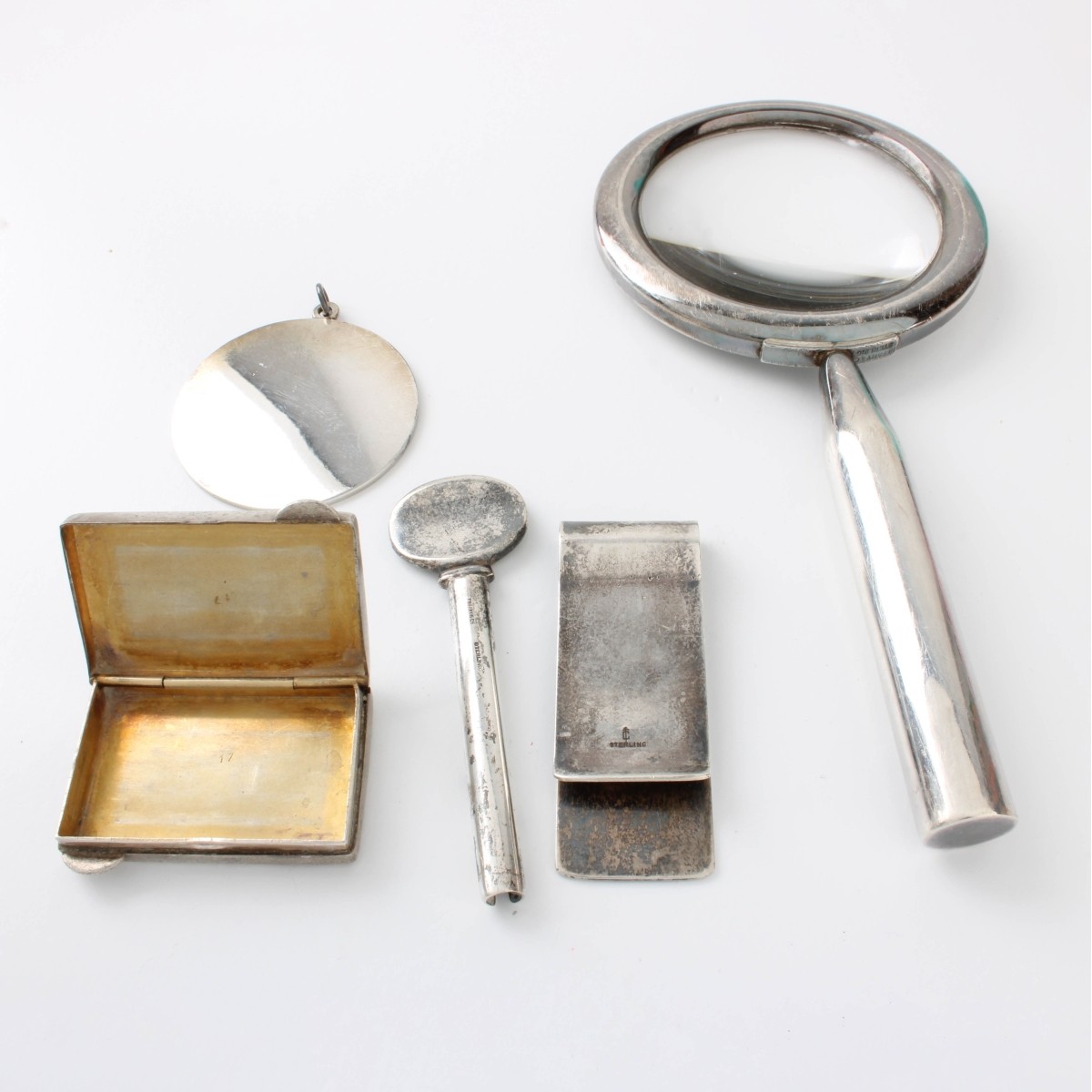 Tiffany & Cartier Sterling Accessories