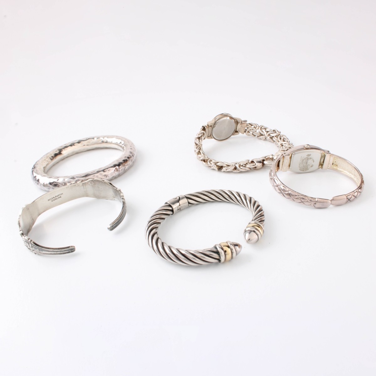 Sterling Bangles and Watches