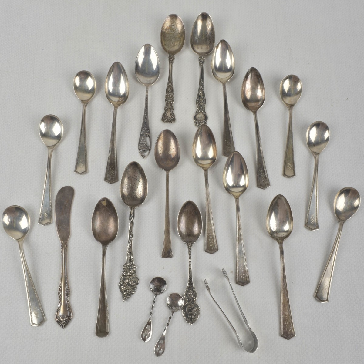 Collection of Sterling Silver Spoons