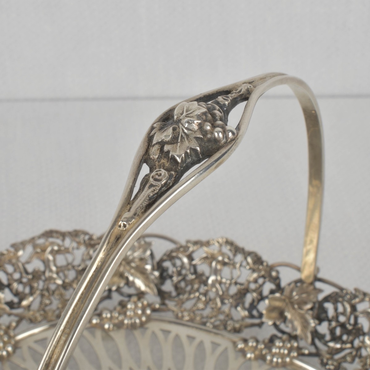 Art Nouveau Sterling Silver Basket