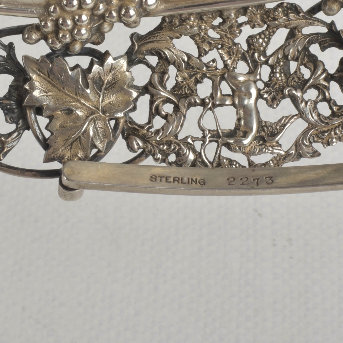 Art Nouveau Sterling Silver Basket