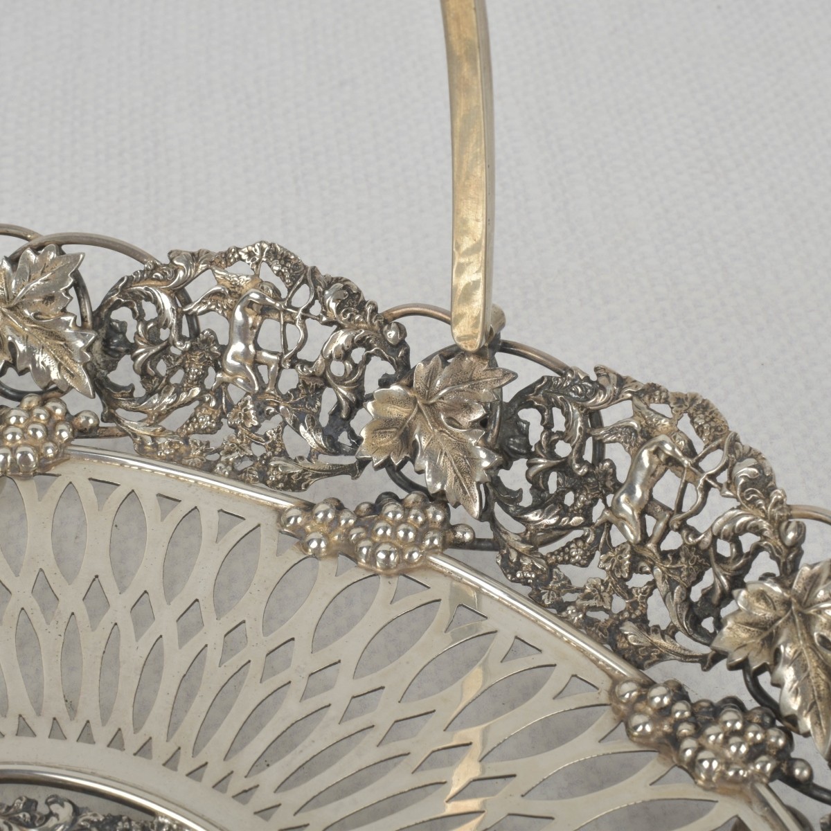 Art Nouveau Sterling Silver Basket