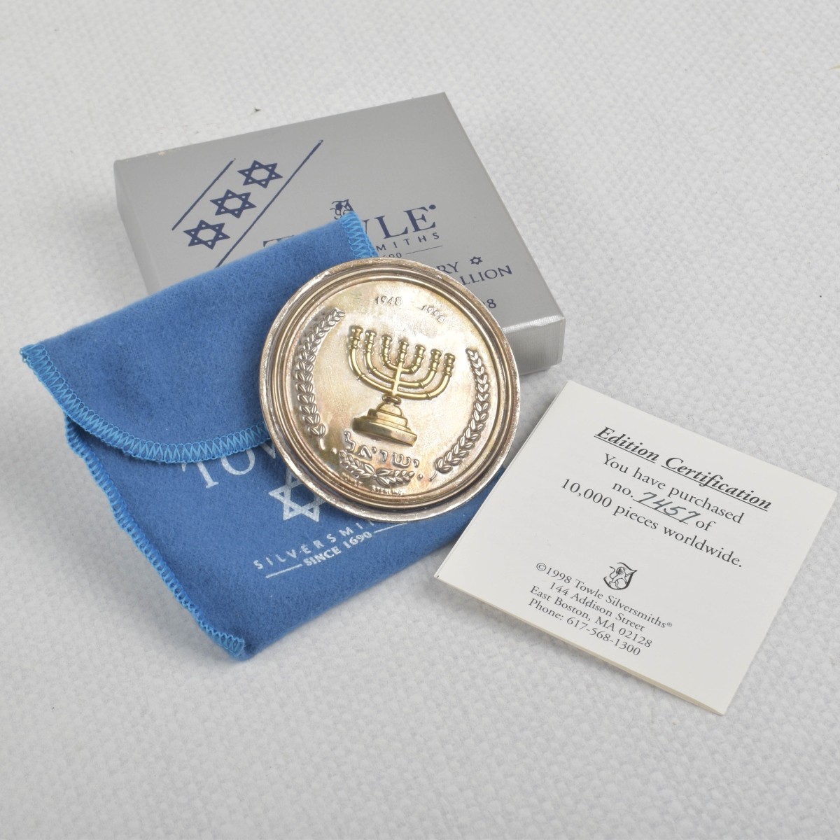 Towle Sterling Silver Medallion