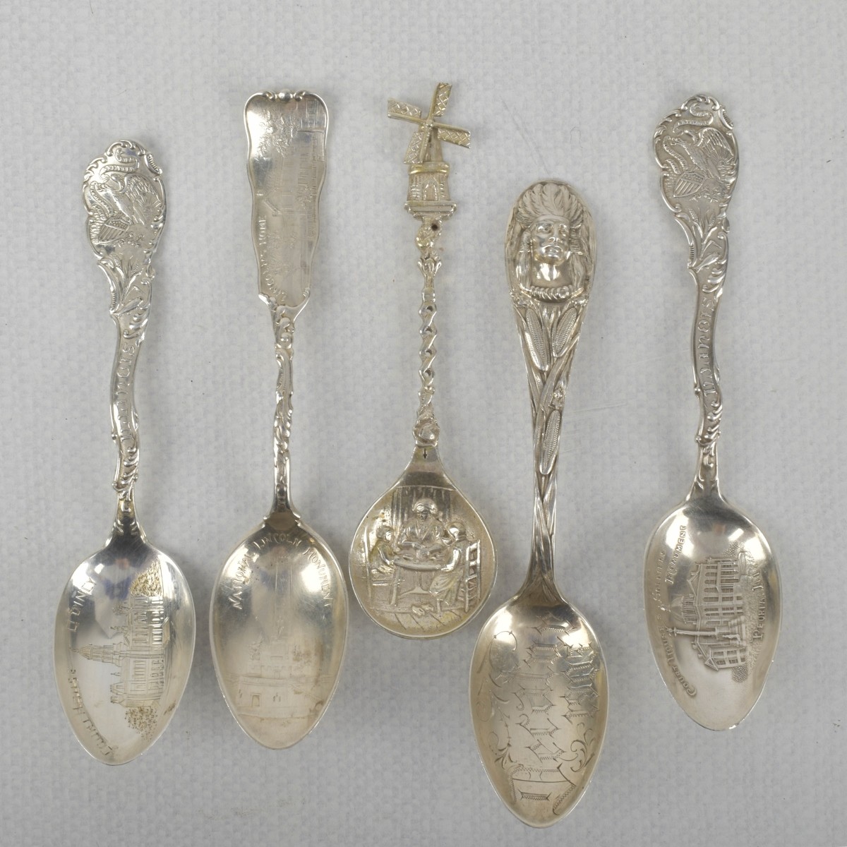 Sterling Silver-800 Silver Spoons