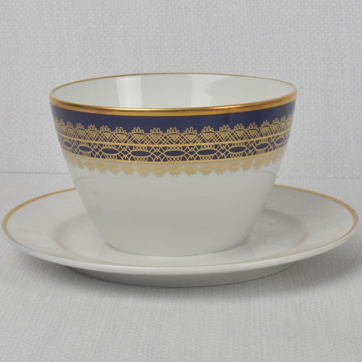 German Lichte "Echt Kobalt" Dessert Service