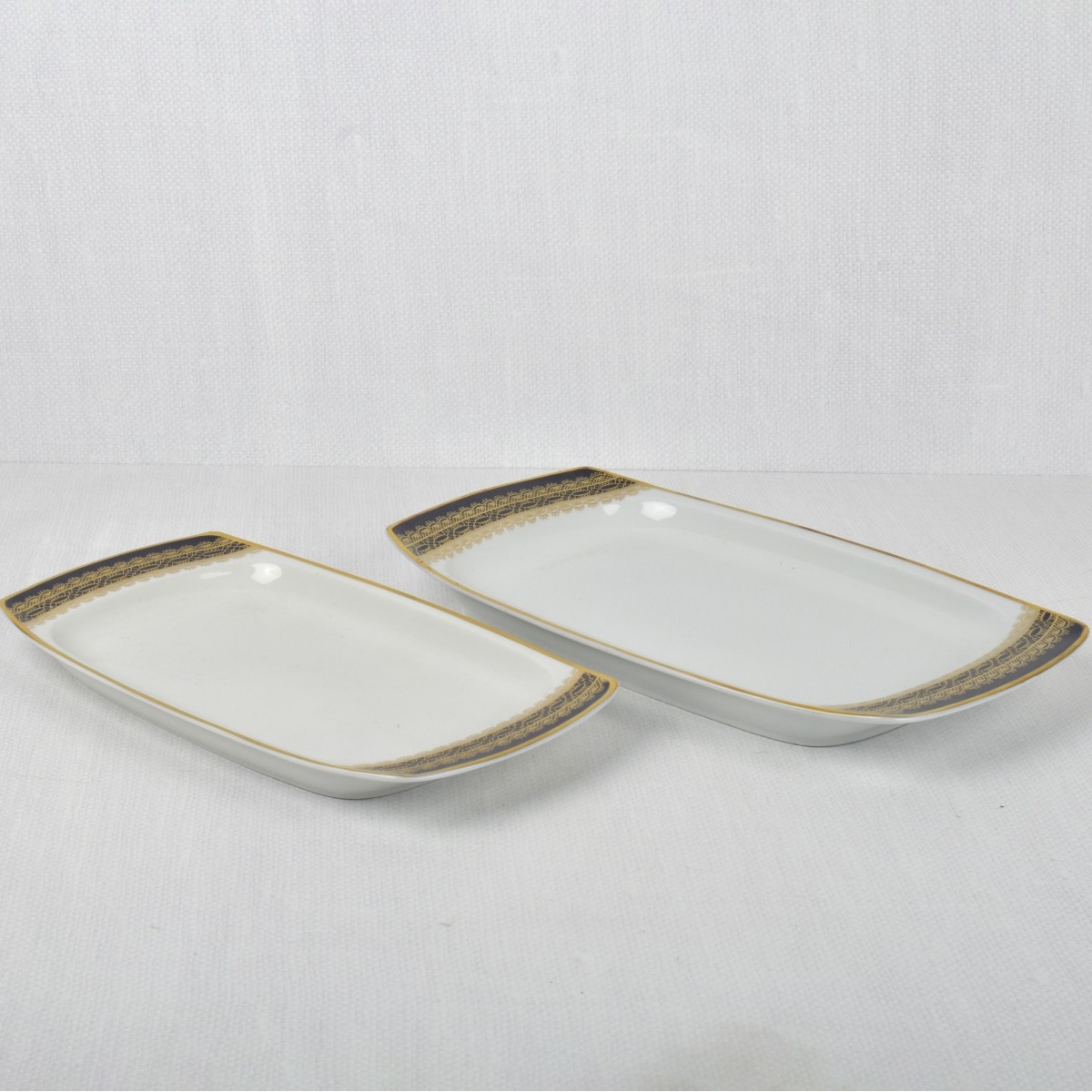 German Lichte "Echt Kobalt" Dessert Service