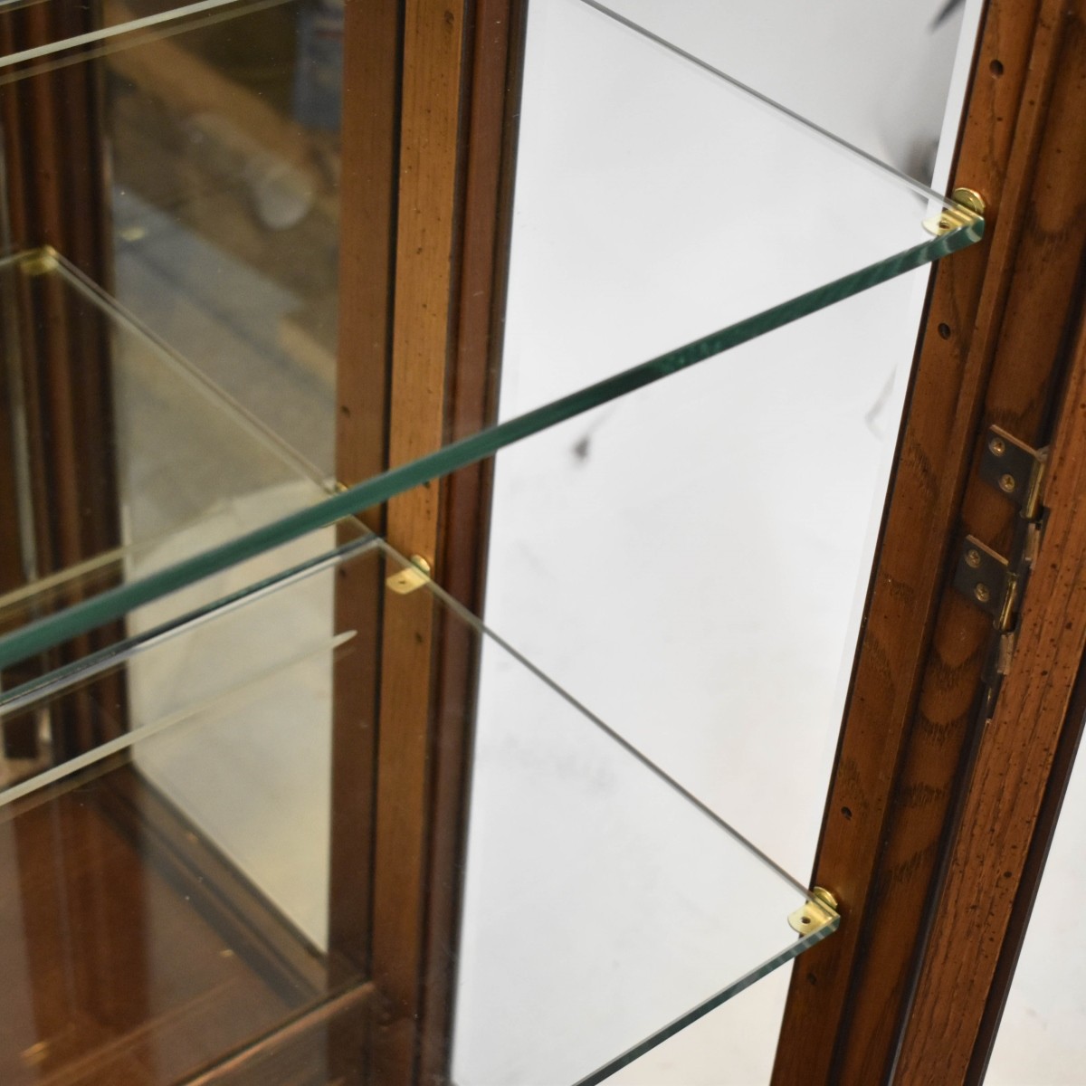 Henredon Campaign Display Cabinet