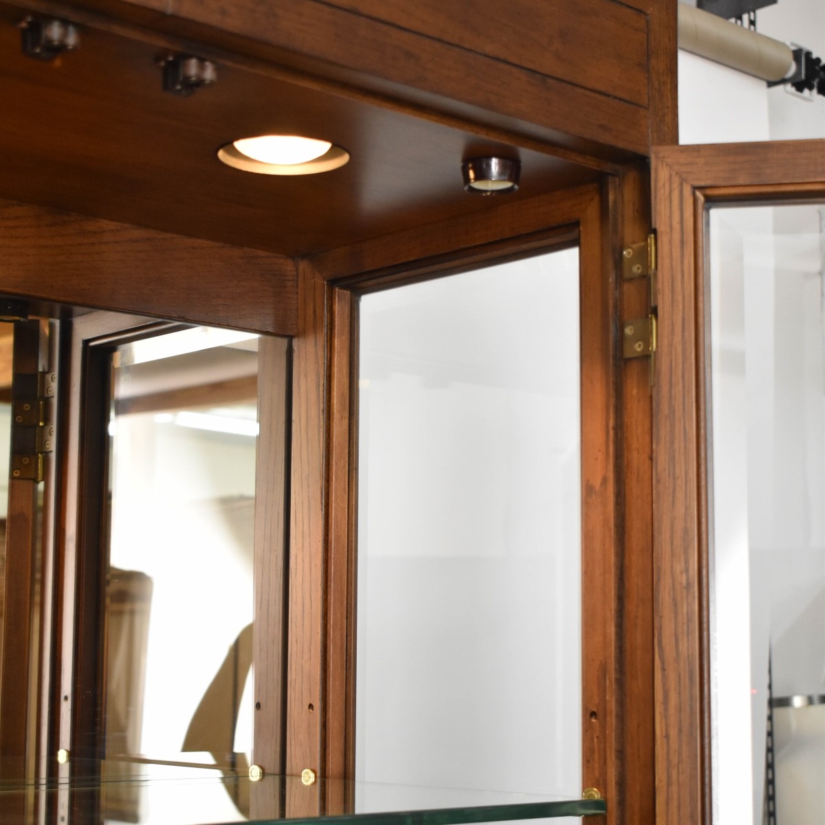 Henredon Campaign Display Cabinet
