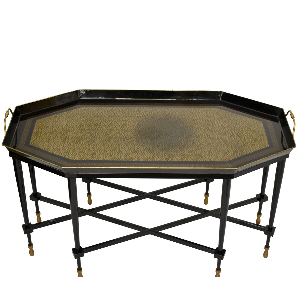 Italian Octagon Tray Table
