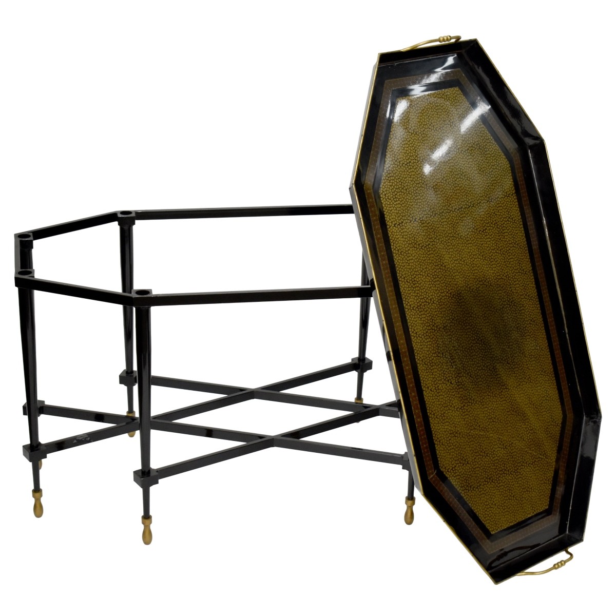 Italian Octagon Tray Table