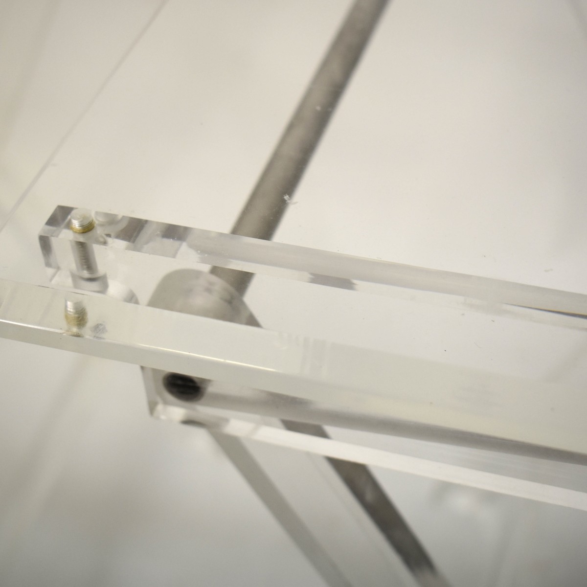 Mid-century Modern Acrylic TV Tables