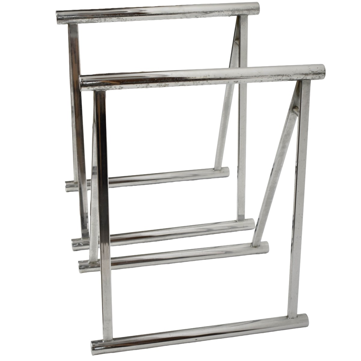 Pair of Chrome Sawhorse Bases