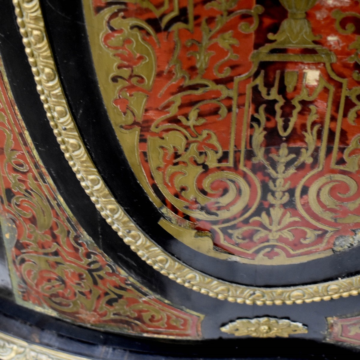 French Style Marble Top Sideboard