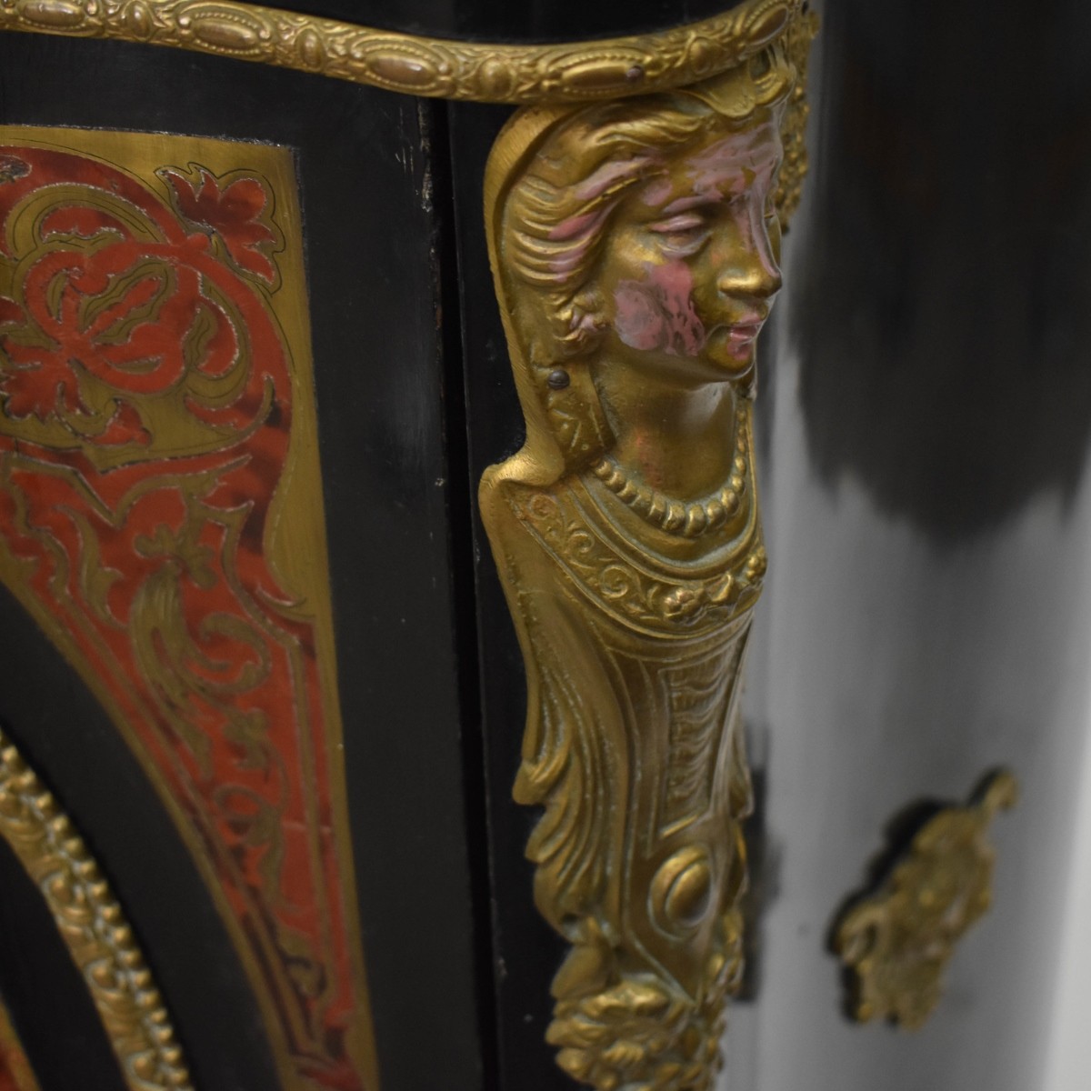 French Style Marble Top Sideboard