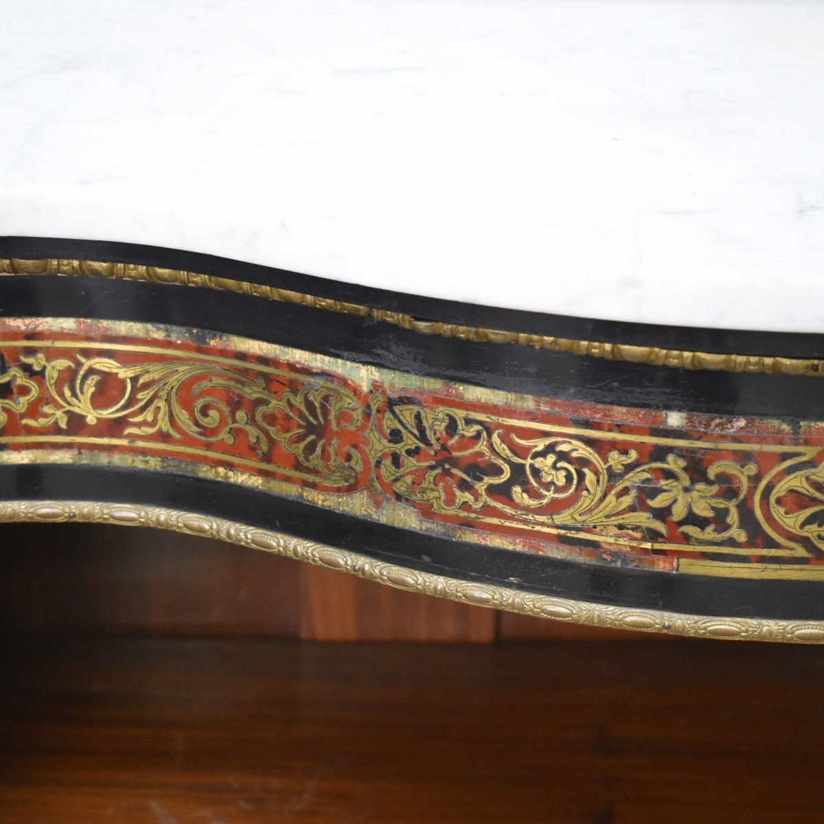 French Style Marble Top Sideboard