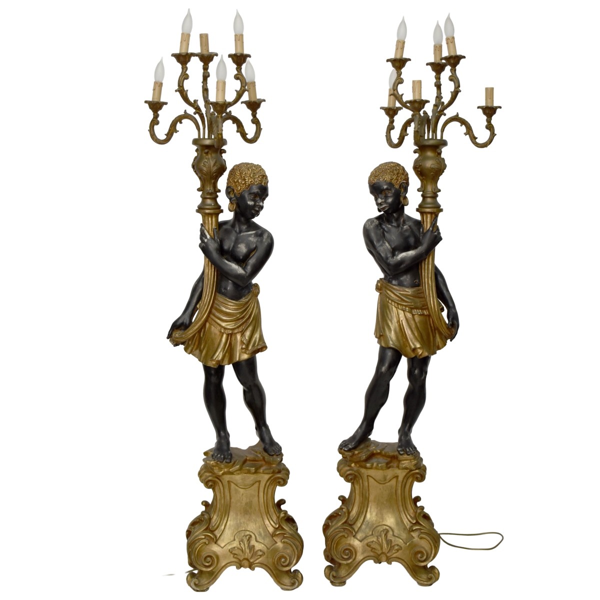 Italian Carved Blackamoors