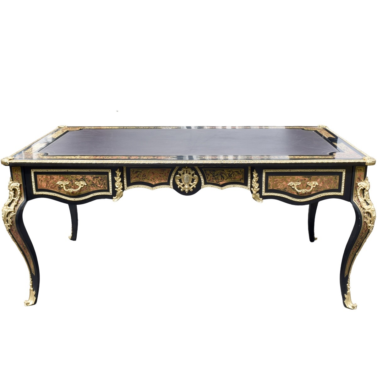 Boulle style Marquetry Desk