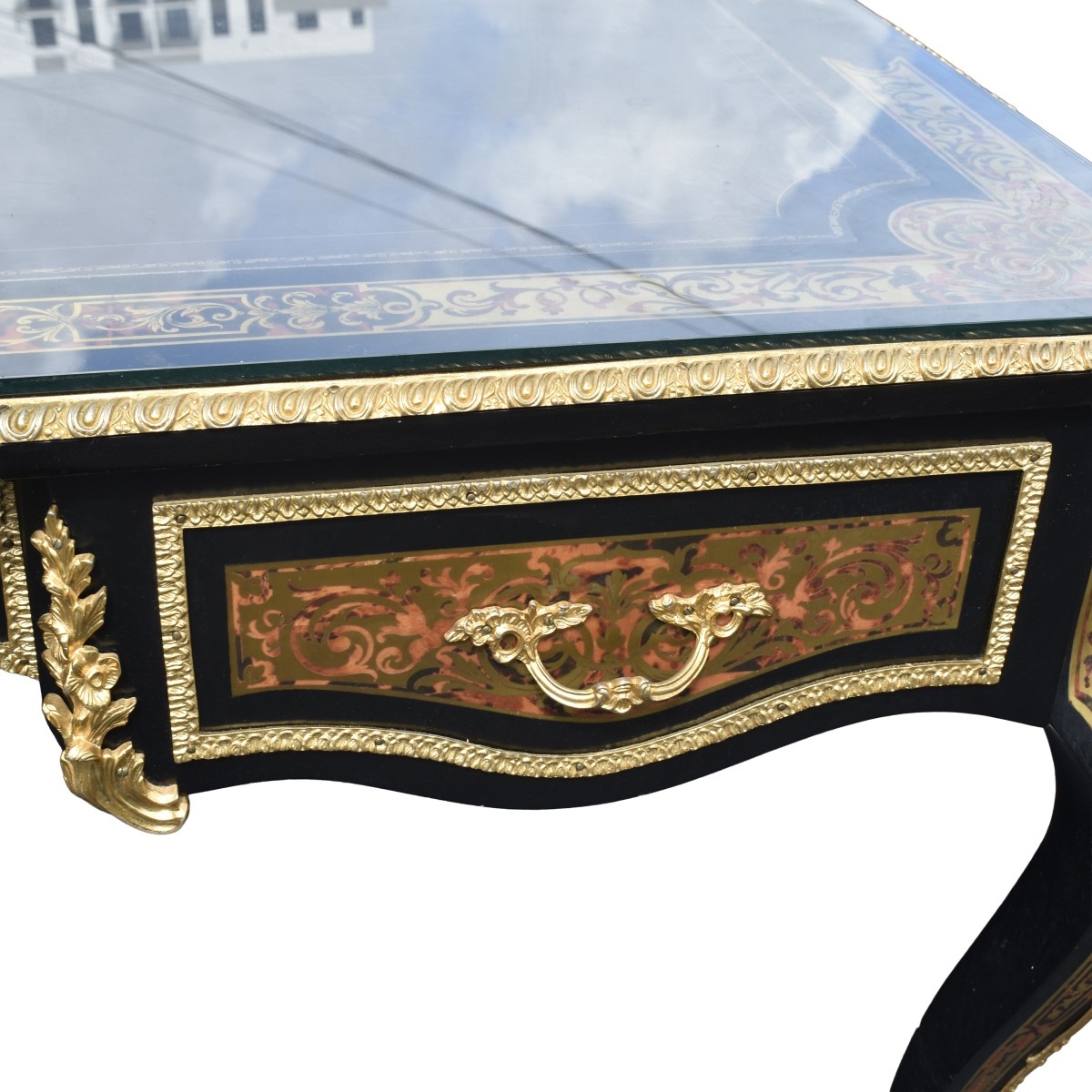 Boulle style Marquetry Desk