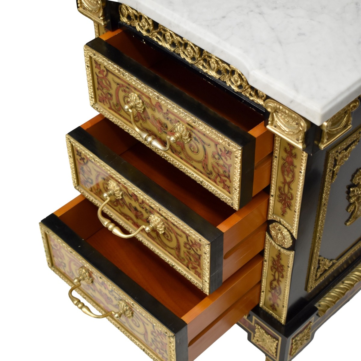 Boulle style End Tables / Nightstands