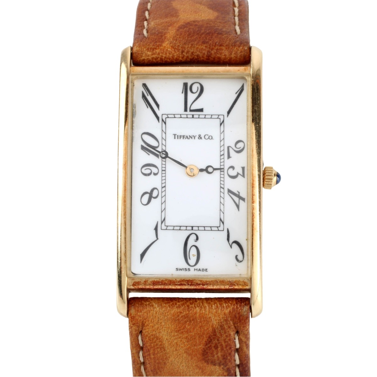 Tiffany & Co 14K Tank Watch