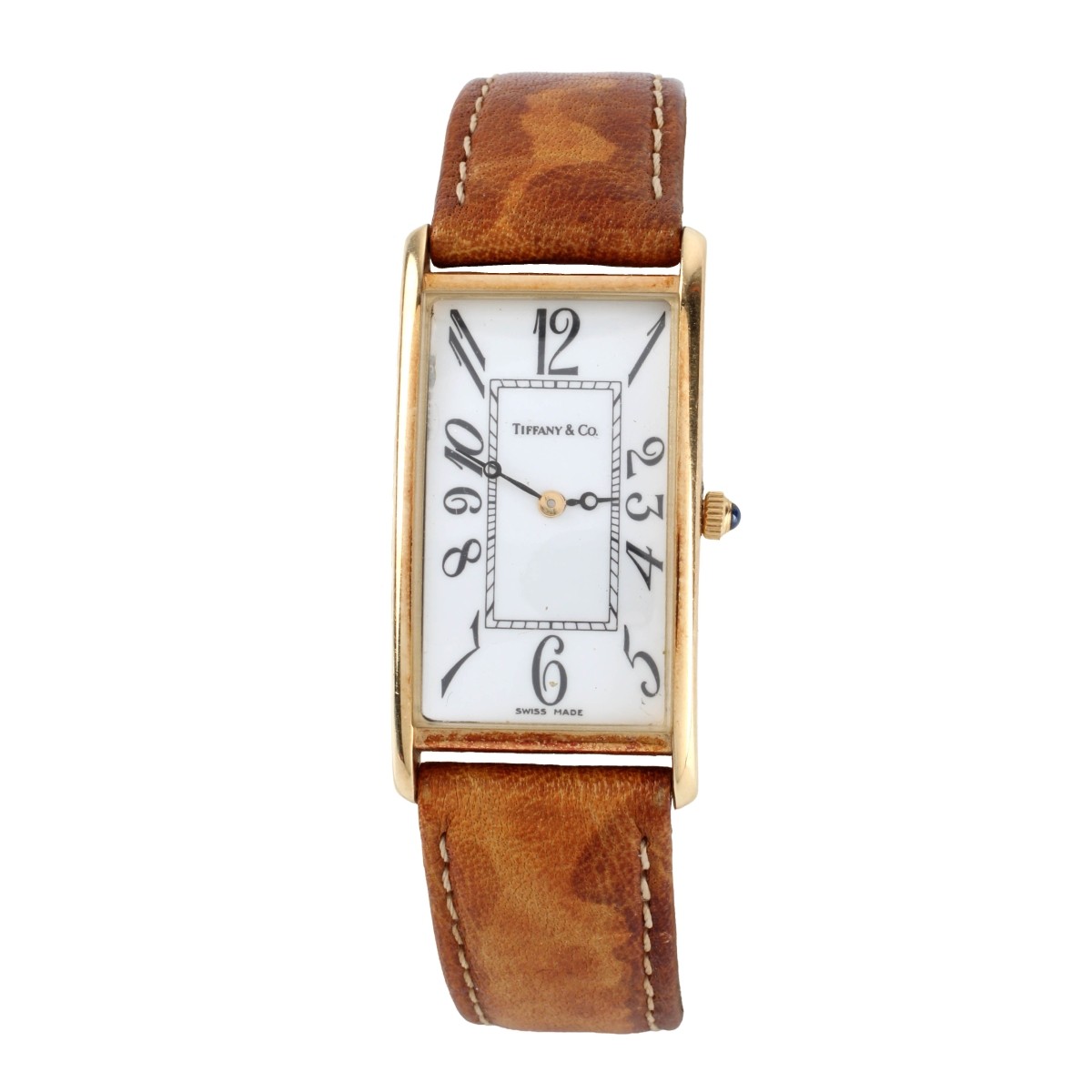 Tiffany & Co 14K Tank Watch