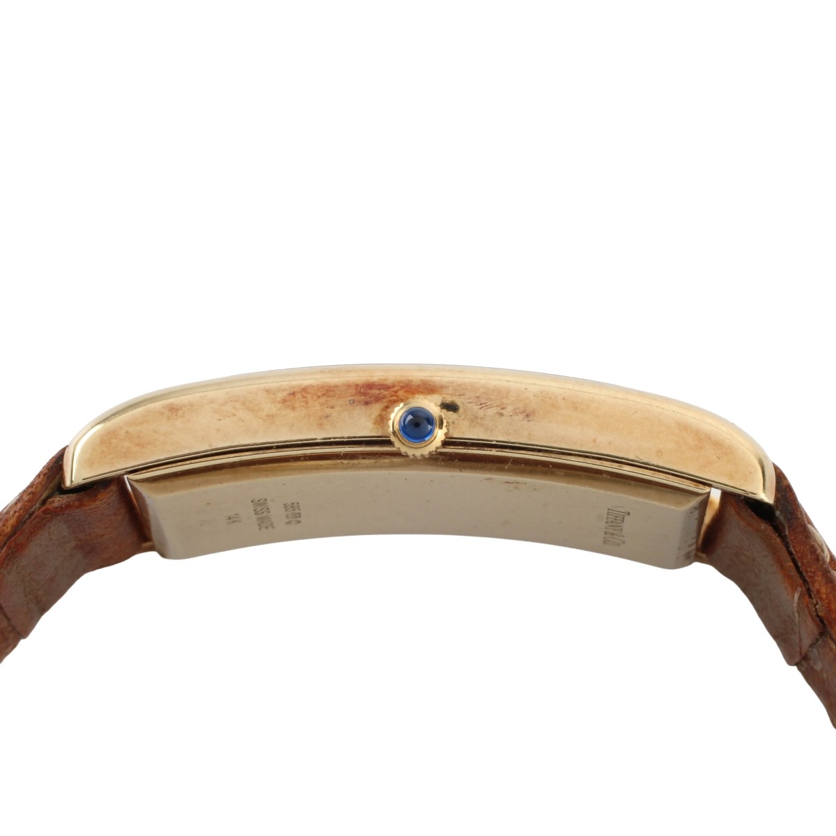 Tiffany & Co 14K Tank Watch