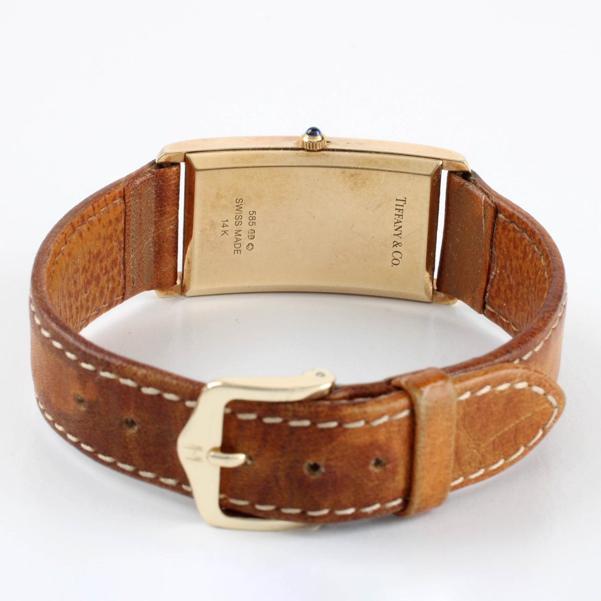 Tiffany & Co 14K Tank Watch