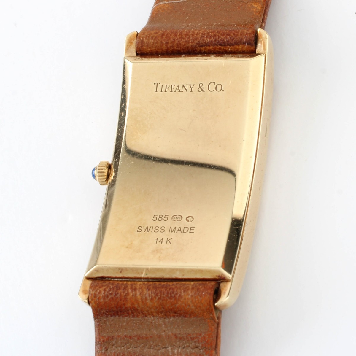 Tiffany & Co 14K Tank Watch