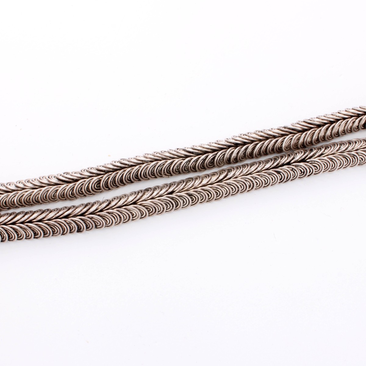 Silver Persian Coil Necklace