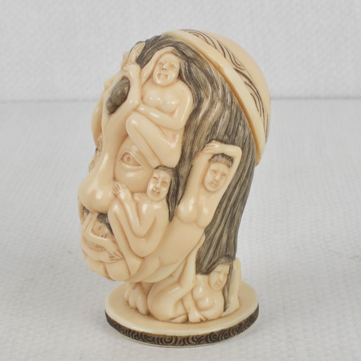 Erotic Japanese Carved Shunga