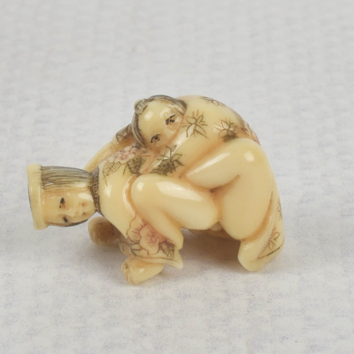 Erotic Japanese Carved Shunga