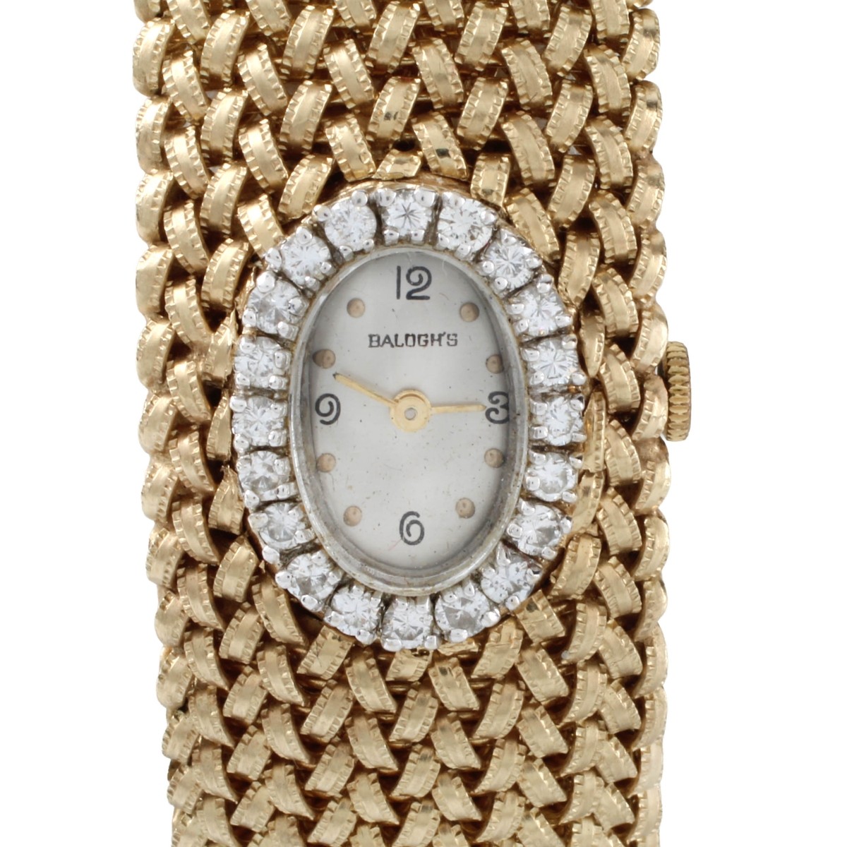 Balogh's Diamond and 14K Watch