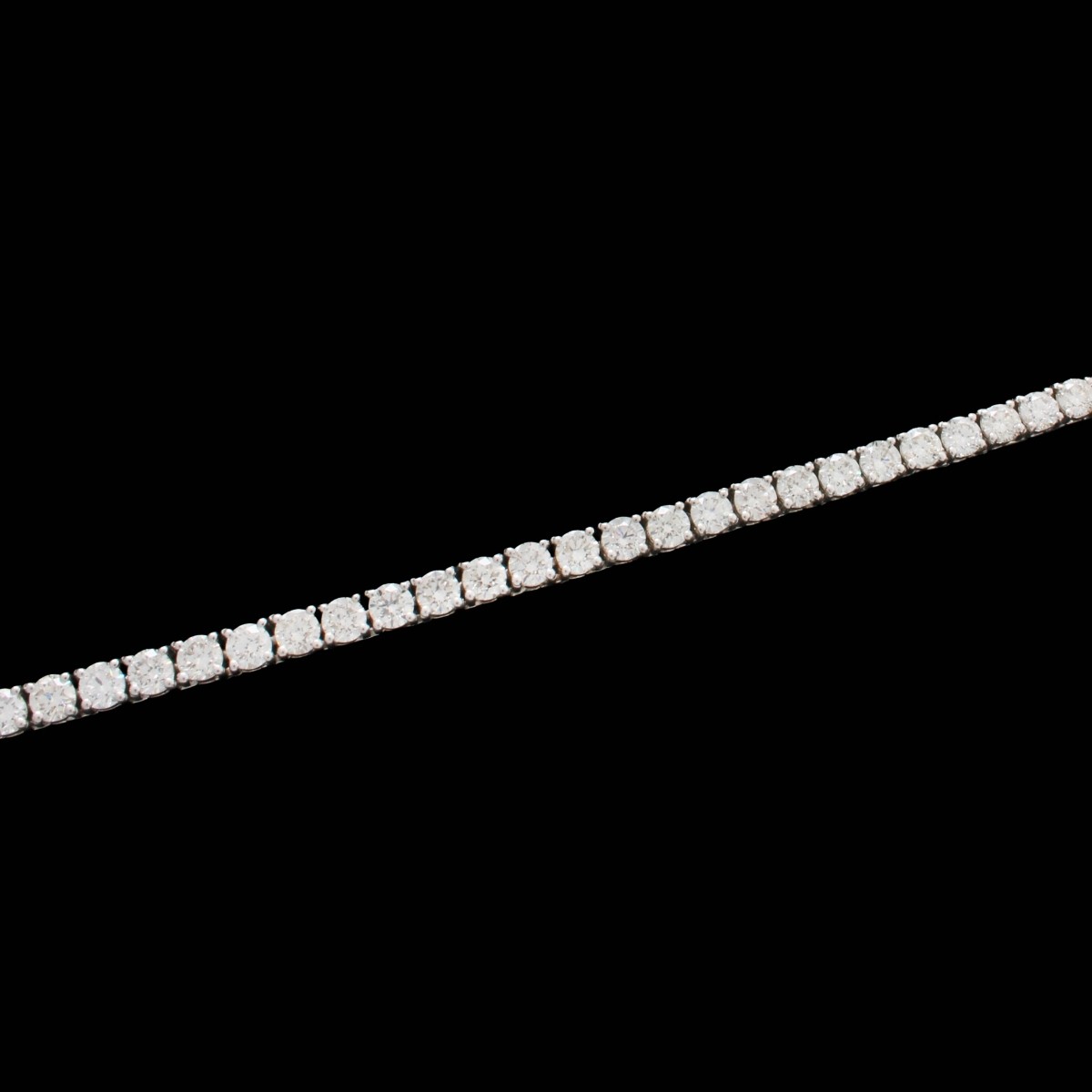 Diamond and 14K Tennis Necklace
